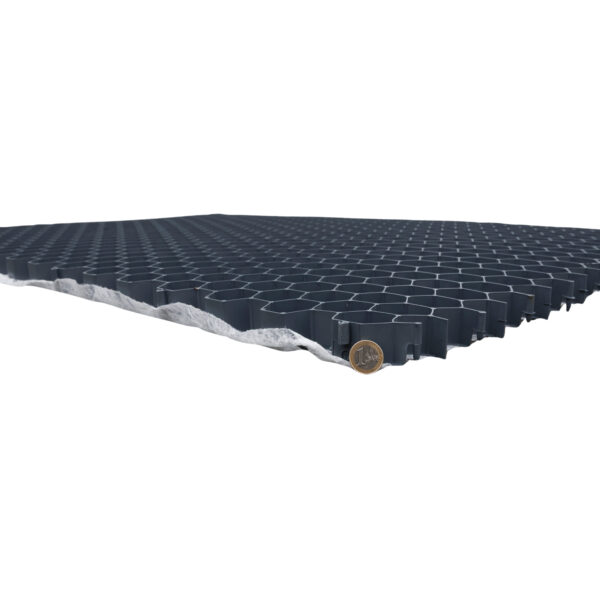 Plaque stabilisatrice nid d’abeille pour gravier 1150 x 790 x ép 30 mm surface 0.91 m2 utile  (60 kg /m2)
